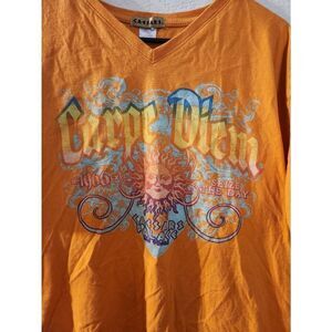 Caesars palace Carpe diem L orange top